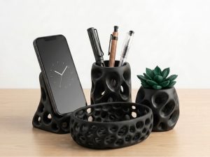 Set de bureau Voronoï (4 pièces)