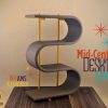 Étagère de bureau mid-century