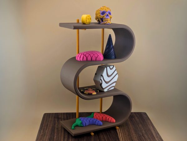 Étagère de bureau mid-century — vue 2