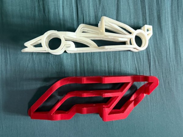 Voiture F1 « flip text »
