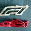 Voiture F1 « flip text » — vue 2