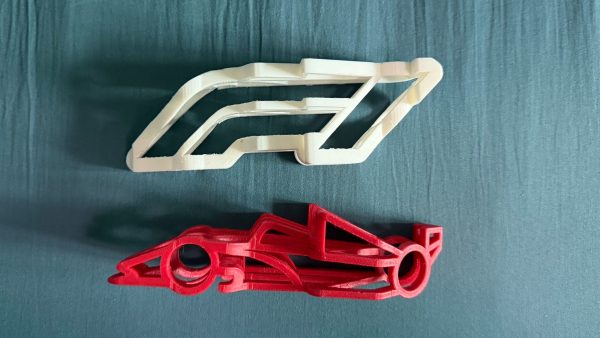 Voiture F1 « flip text » — vue 2