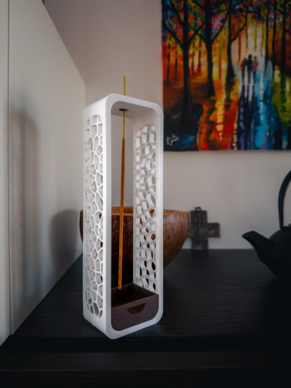 Porte-encens Voronoï — vue 2 Porte-encens Voronoï — vue 2