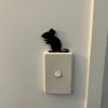 Silhouettes chat & souris — vue 3 Silhouettes chat & souris — vue 3