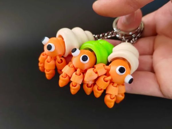 Poulpe / axolotl articulé flexi imprimé en 3D