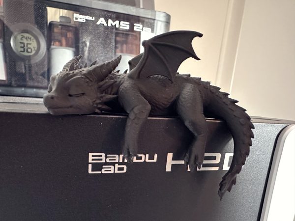 Bébé dragon endormi — vue 2 Bébé dragon endormi — vue 2