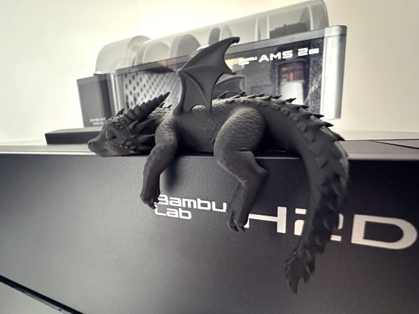 Bébé dragon endormi — vue 3 Bébé dragon endormi — vue 3