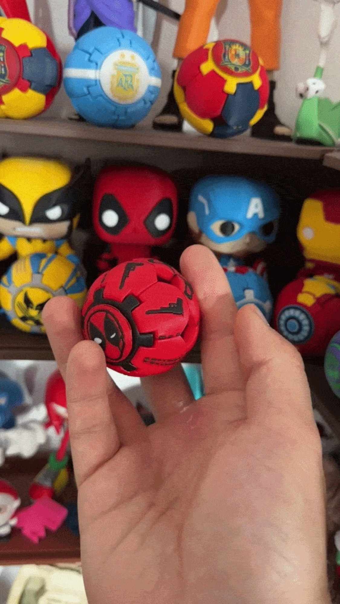 Deadpool articulé squishy