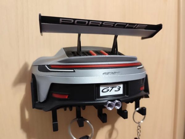 Porte-clés mural GT3 RS — vue arrière Porte-clés mural GT3 RS — vue arrière