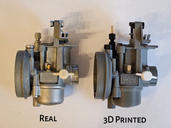 Carburateur fonctionnel imprimé — vue 3