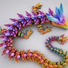 Dragon Crystal — articulé flexi Dragon Crystal — articulé flexi - impression 3D Formi