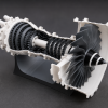 Réacteur d’avion — modèle animé Réacteur d’avion — modèle animé - impression 3D Formi