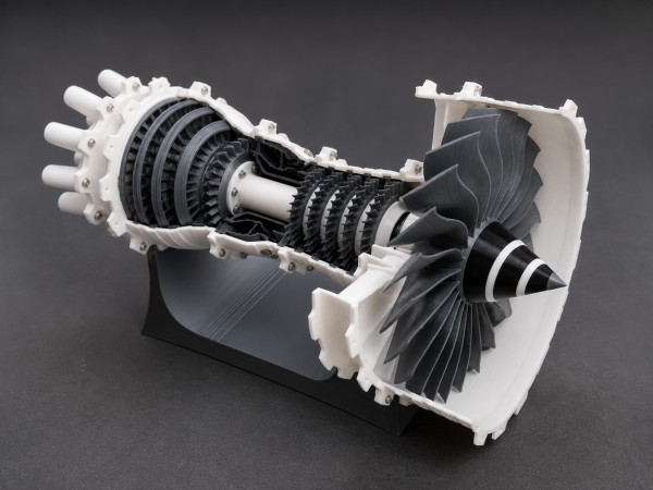 Réacteur d’avion — modèle animé Réacteur d’avion — modèle animé - impression 3D Formi