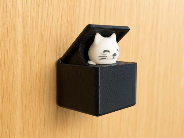 Porte-clés Chat cache-cache - impression 3D Formi