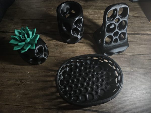 Set de bureau Voronoï (4 pièces) - impression 3D Formi