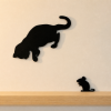 Silhouettes chat & souris Silhouettes chat & souris - impression 3D Formi